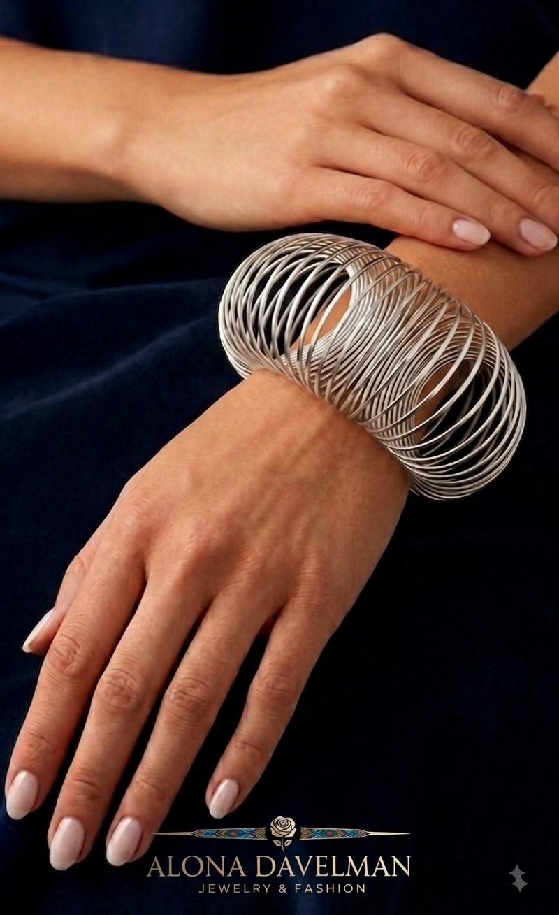 Aurelia Vortex Bracelet Silver